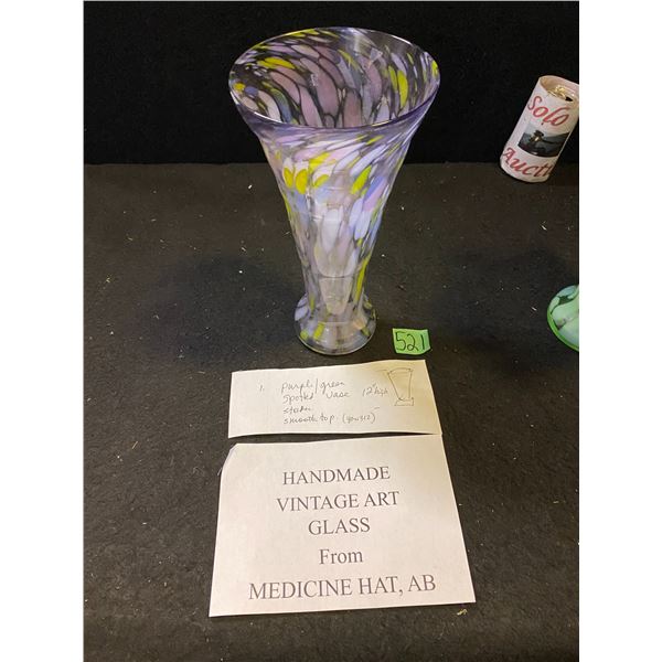 Multi colored vase