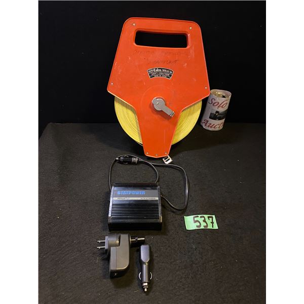 Large tape measure, Statpower ProWatt DC to AC power inverter