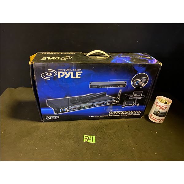 Plyle PDWM4300, wireless rock mount microphone system