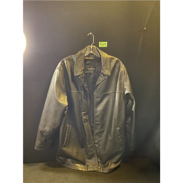 Men's leather jacket size 44