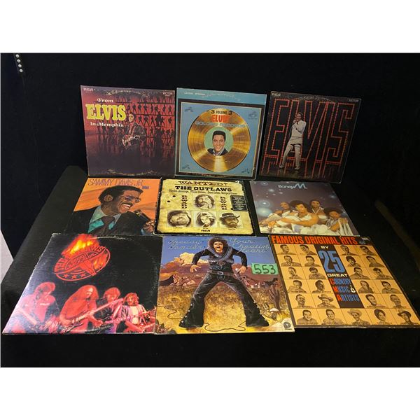 9 Record LPs various artists