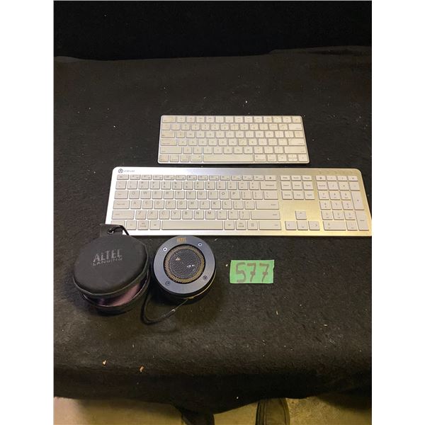 USB speaker, 2 keyboards
