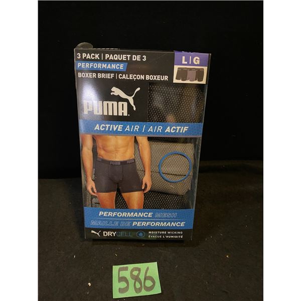 Men's boxer briefs size large 3 pack