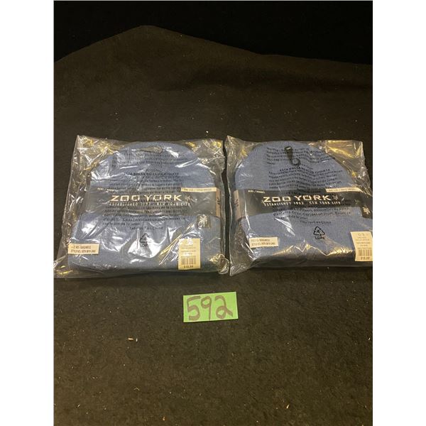 2 sets of 2  ZooYork brand touque