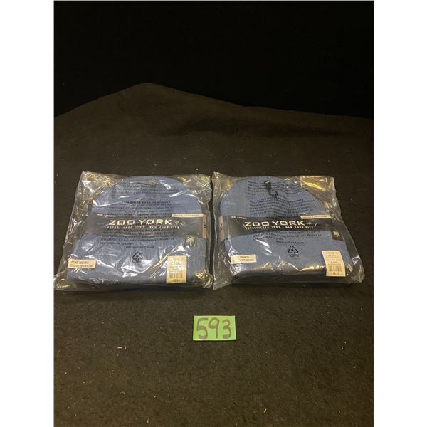 2 sets of 2  ZooYork brand touque
