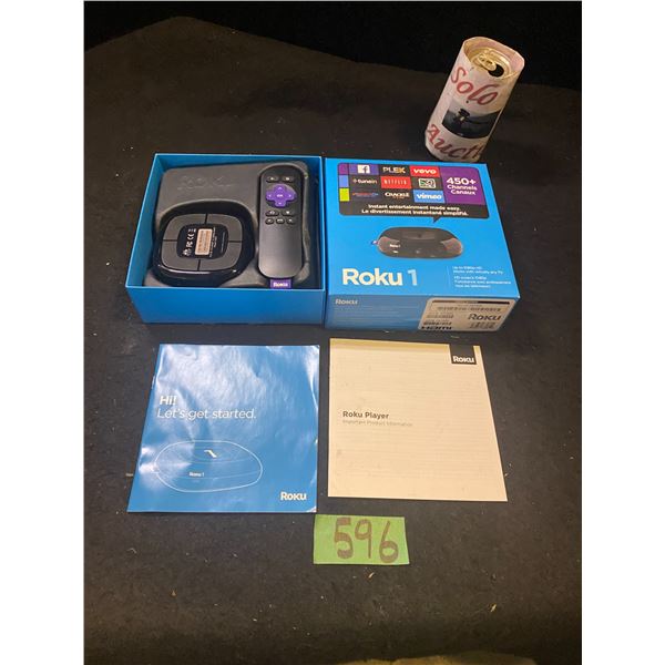 Roku 1 streaming media player with original box and instructions