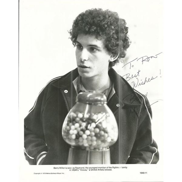 Voices Barry Miller Signed Movie Photo
