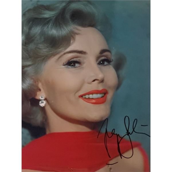 Actress and socialite Zsa Zsa Gabor signed photo