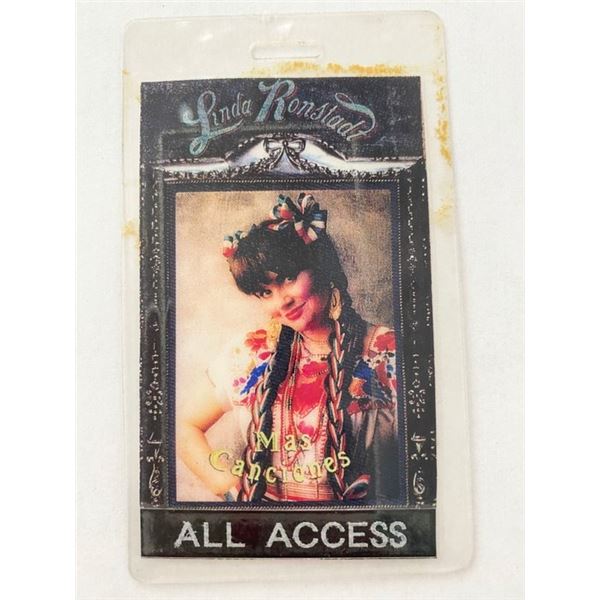 Linda Ronstadt Backstage Pass