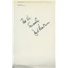 Image 1 : Good Morning America Host David Hartman signed note