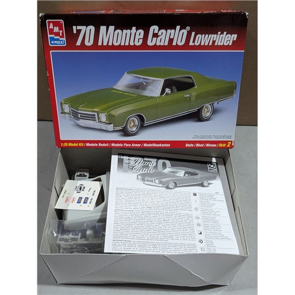AMT Ertl 1:25 1970 Chevrolet Monte Carlo Lowrider Model Kit - As Is