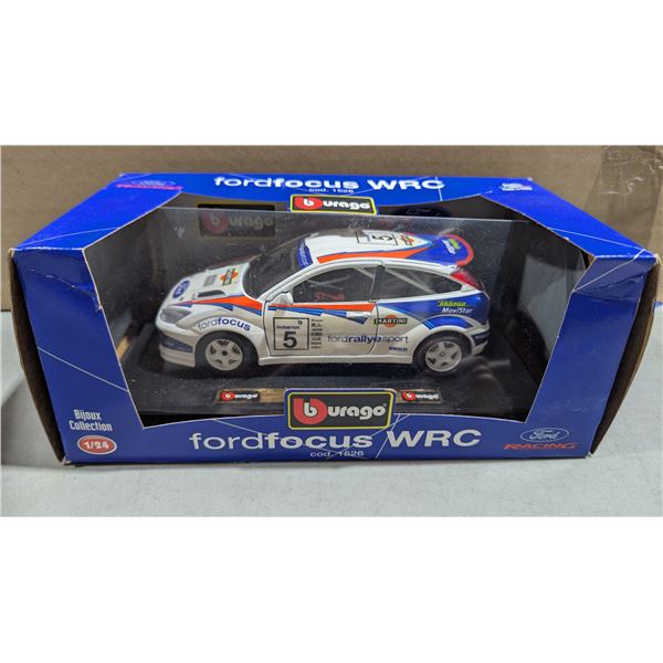 Bburago Bijoux 1:24 Ford Focus WRC #5 Rally Diecast Model - As Is