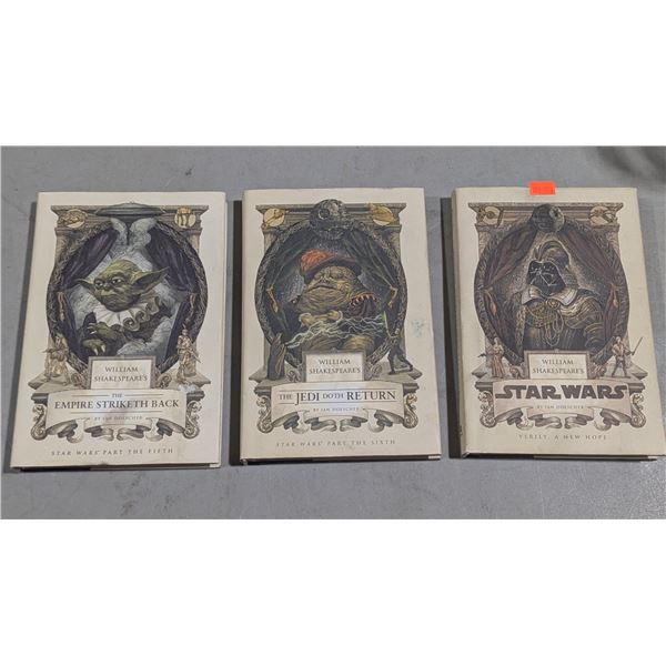 Ian Doescher William Shakespeare's Star Wars Hardcover Books - Trilogy