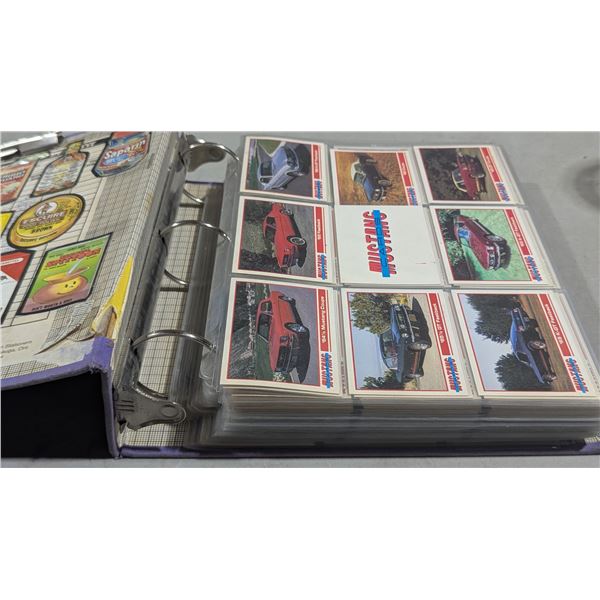 VTG Automobile Collectors Cards w/ Corvette, Mustang & More w/ Binder