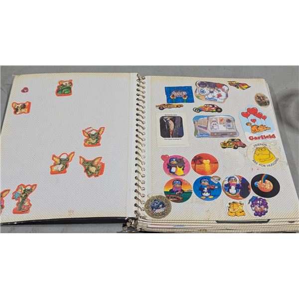 VTG Wacky Packages & Character Sticker Scrapbook Album