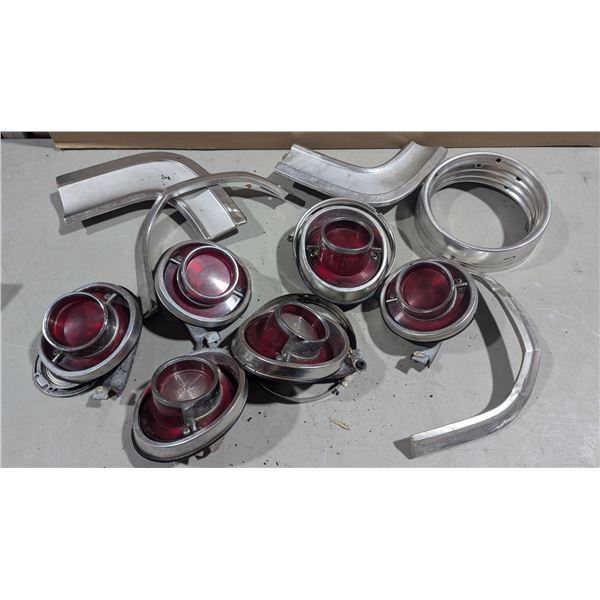 VTG Chevrolet Full-Size Round Tail Light Assemblies & Trim