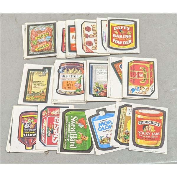 VTG 1989 O-Pee-Chee Wacky Packages Sticker Card Lot