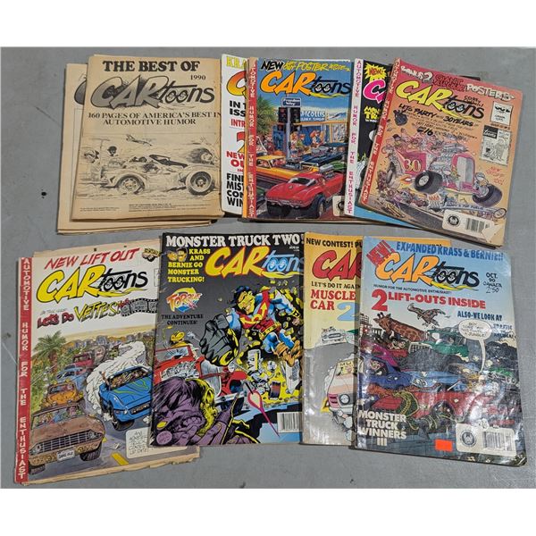 VTG Lot of CARToons Hot Rod / Automotive Humor Comics