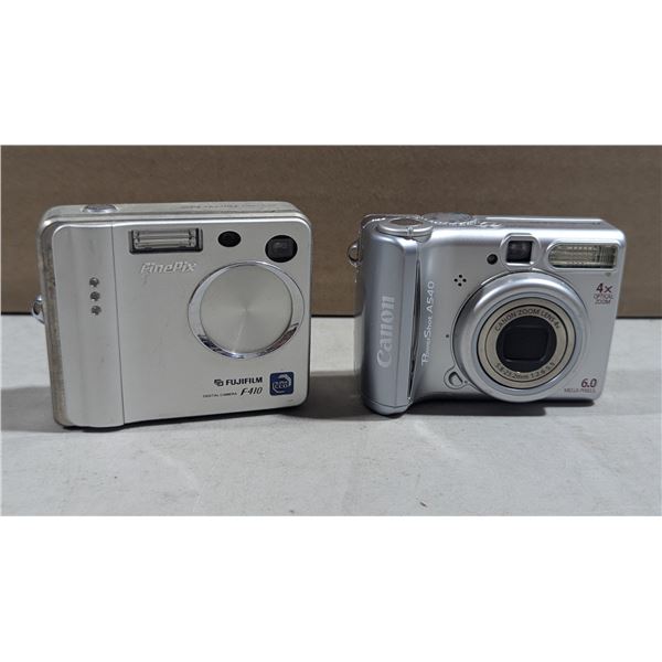 Fujifilm FinePix F410 & Canon Powershot A540