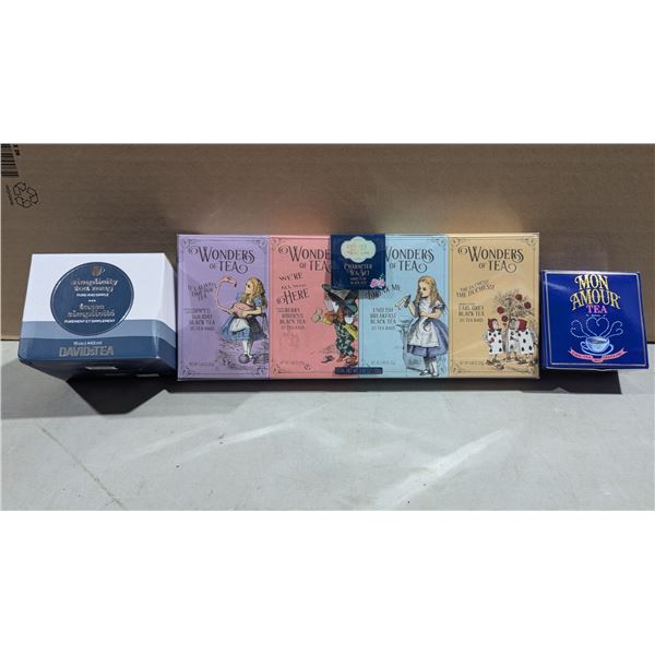 Alice's Adventures in Wonderland Character Tea Set w/ Davids Tea Mug & Mon Amour