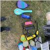 Image 1 : Black Knight Racquets, Manual Air Pumps, Assorted Plastic Cups and Containers