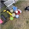 Image 2 : Black Knight Racquets, Manual Air Pumps, Assorted Plastic Cups and Containers