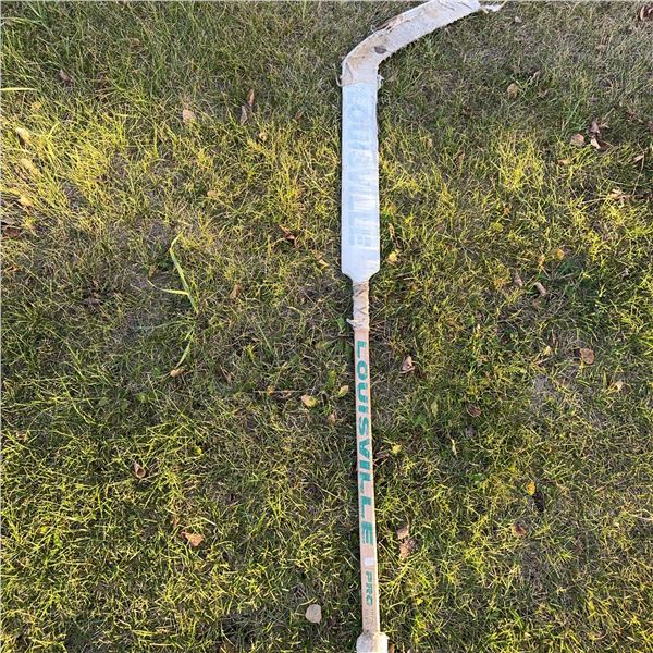 Louisville TPS Hockey Goalie Stick with Tape-Wrapped Blade and Handle