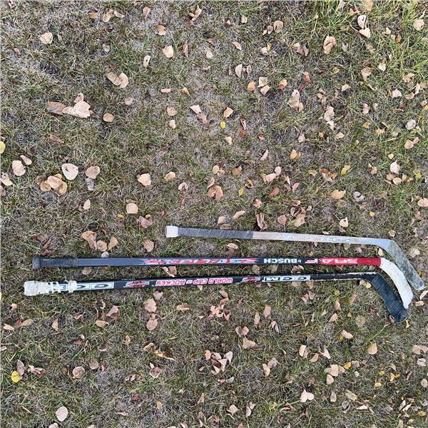 3 Assorted Hockey Sticks CCM and Koho