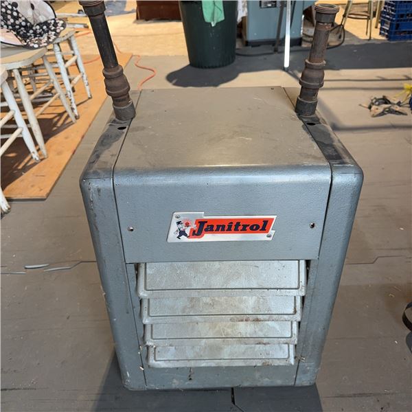 Janitrol Floor Furnace Unit with Gas Valve and Piping