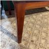 Image 3 : Rectangular Black Marble Top Table with Brown Wood Legs, 150x90x76 cm