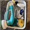 Image 1 : Electric Handheld Polisher with Multiple Interchangeable Brush and Scrub Attachments