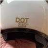 Image 2 : ZOX Motorcycle Helmet White Medium Size DOT Approved