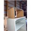 Image 2 : White Painted Wood Shelving Unit With Five Shelves and Detached Box Shelf