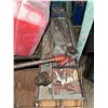 Image 3 : Lot: Metal Tool Storage, Wooden Boxes, Red Plastic Toolboxes, Tools and Fasteners