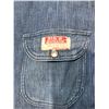 Image 2 : Big 5 Brotherhood Blue Pinstripe Denim Coveralls with Chest Pocket Patch