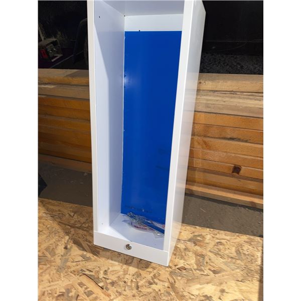Uline H-2122 Fire Extinguisher Cabinet With Key and Break Glass Hammer