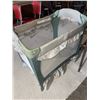 Image 1 : Graco Travel Lite Crib Portable Playard With Plaid Fabric and Mesh Sides