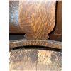 Image 3 : Oak Wooden Armchair with Decorative Backrest and Spindle Stretchers