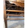 Image 4 : Oak Wooden Armchair with Decorative Backrest and Spindle Stretchers