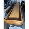 Image 1 : Wood Shuffleboard Table With Pucks, 28.5" x 140.5"