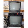 Image 1 : 2 CRT TVs, Sanyo VCR, Satellite Receivers, Remotes, and Accessories