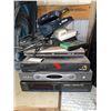 Image 2 : 2 CRT TVs, Sanyo VCR, Satellite Receivers, Remotes, and Accessories