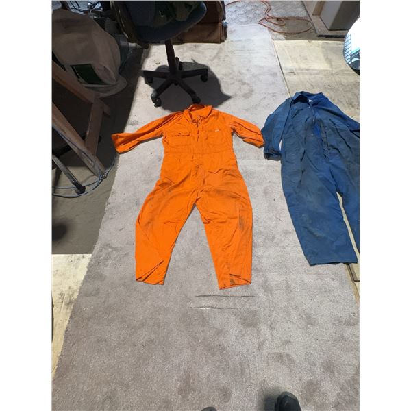 Workrite 54S Flame Resistant Blue Coveralls and Orange Industrial Coveralls