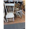 Image 1 : Seven Mixed Wooden and Upholstered Chairs, Assorted Styles and Conditions