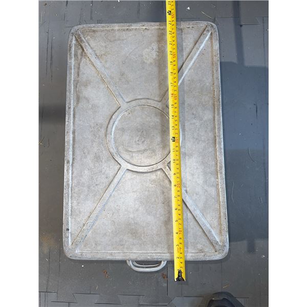 Sully Aluminum Co. Large Aluminum Roasting Pan With Lid, Toronto, Canada, 24" x 16"