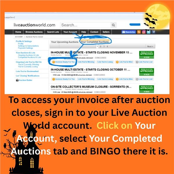 HOW TO ACCESS YOUR INVOICE