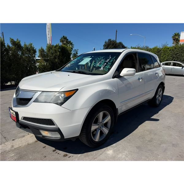 ACUR MDX 2012 O/S-WAIT/TITLE- SMOG