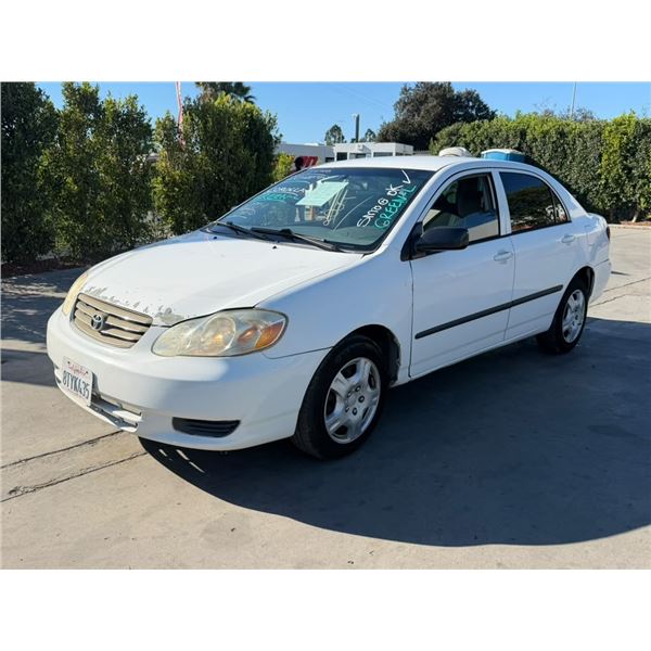 TOYT COROLLA  2004 SALV-T-DON SMOG
