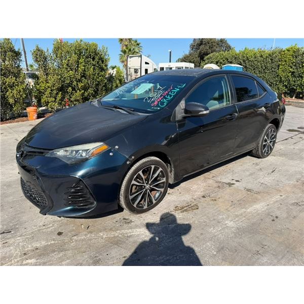 TOYT COROLLA  2017 SALV/T-REPO-SMOG-2 DAYS