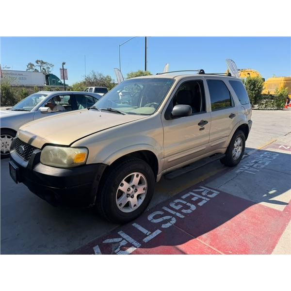FORD  ESCAPE 2007 APP/DUP-T-EXPORT ONLY-TMU